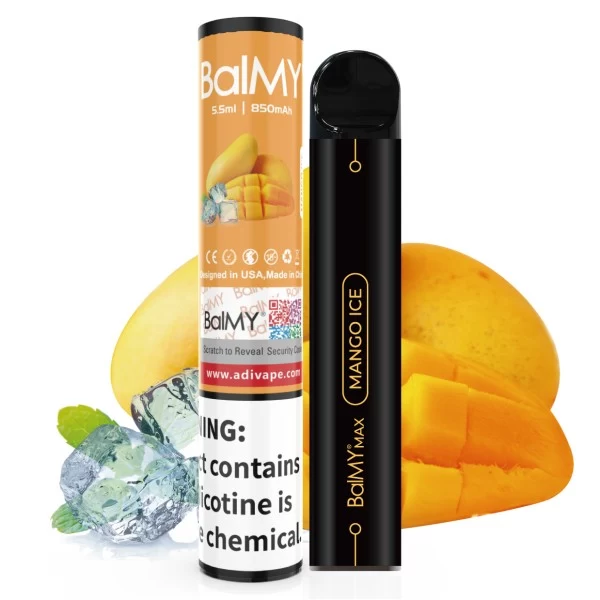 Одноразова POD система BalMY Max 1500 Mango ICE на 1500 затяжок — купити