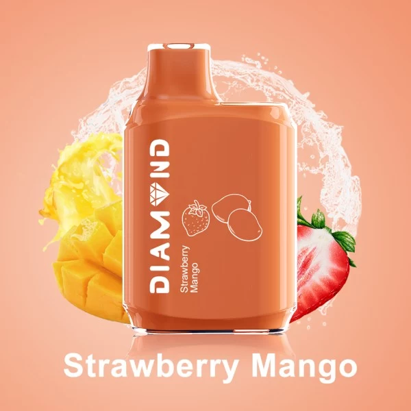 Одноразовая Pod Система Mosmo Diamond 4000 Strawberry Mango на 4000 затяжок — купить
