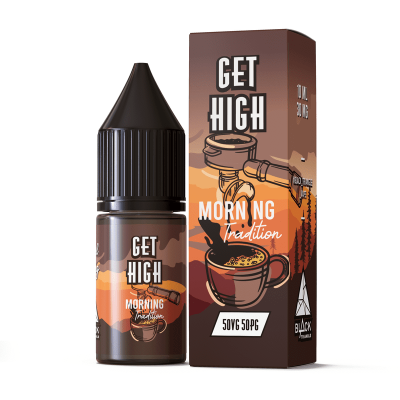 Рідина Black Triangle Get High Salt 10ml/30mg Morning Tradition - купити