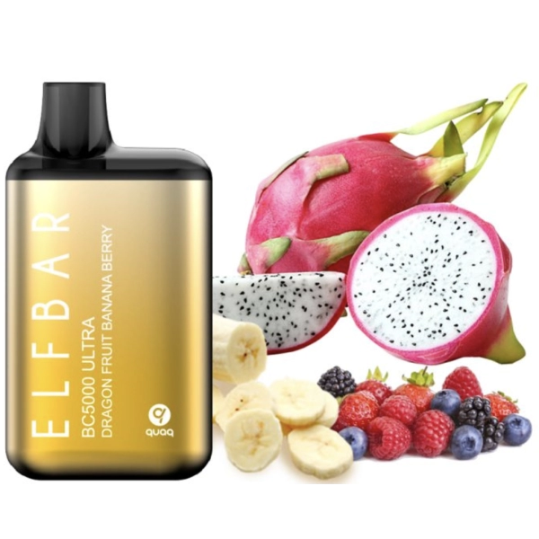 Одноразовая Pod Система Elf Bar Bc5000 Ultra Dragon Fruit Banana Berry на 5000 затяжок — купить