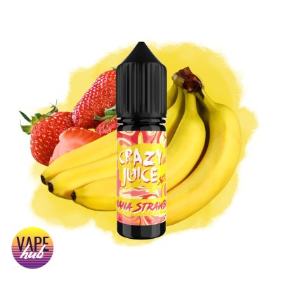 Жидкость Crazy Juіce Slt 15 Мл 50 Мг Banana Strawberry - купити