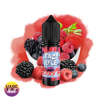 Жидкость Crazy Juіce Slt 15 Мл 30 Мг Berry Mix - купити