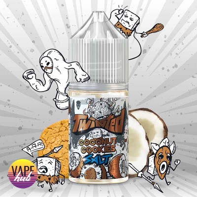 Жидкость Twisted Salt 30ml/25mg Coconut Cookie - купити