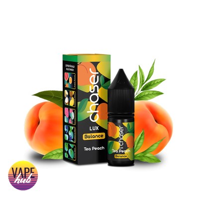 Рідина Chaser Salt LUX 11ml/50mg Tea Peach - купити