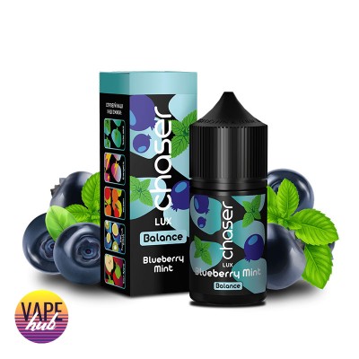 Рідина Chaser Salt LUX 30ml/30mg Blueberry Mint - купити