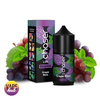 Жидкость Chaser Salt Lux 30ml/30mg Grape Mint - купити