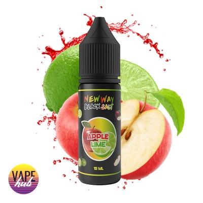 Жидкость New Way Salt Black 15 Мл 45 Мг Apple Lime - купити