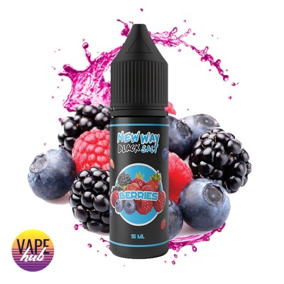 Жидкость New Way Salt Black 15 Мл 45 Мг Berries - купити