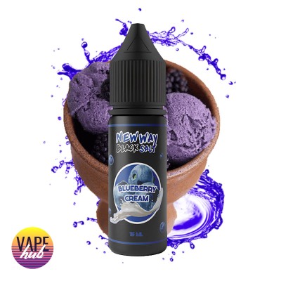 Жидкость New Way Salt Black 15 Мл 45 Мг Blueberry Cream - купити