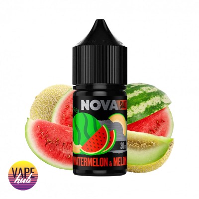 Рідина NOVA Salt 30ml/50mg Watermelon&Melon - купити