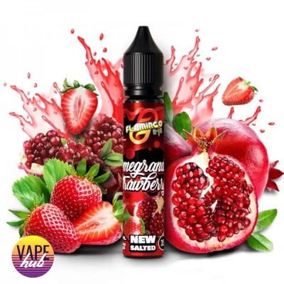 Жидкость Flamingo New Salted 30 Мл 50 Мг Pomegranate Strawberry - купити