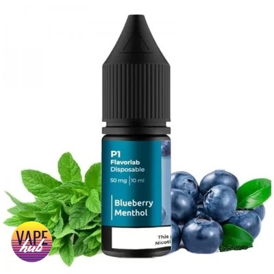 Жидкость Flavorlab P1 10 Мл 50 Мг Blueberry Menthol - купити