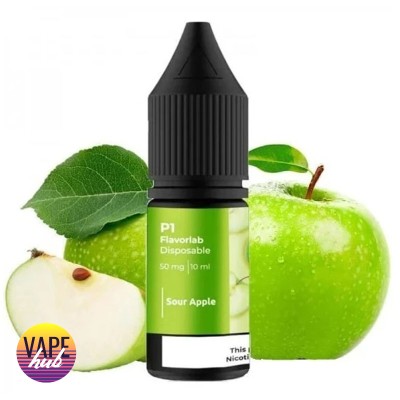 Жидкость Flavorlab P1 10 Мл 50 Мг Sour Apple - купити