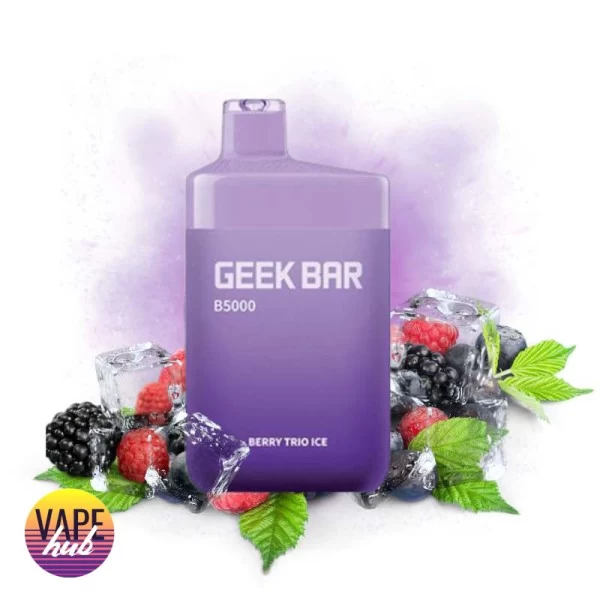 Одноразовая Pod Система Geek Bar B5000 Berry Trio Ice на 5000 затяжок — купить