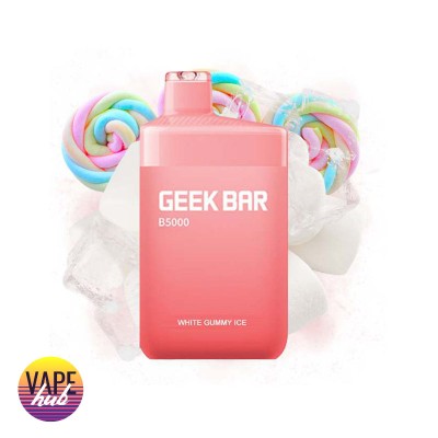 Одноразовая Pod Система Geek Bar B5000 White Gummy Ice на 5000 затяжок - купити