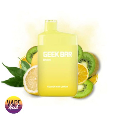 Одноразовая Pod Система Geek Bar B5000 Golden Kivi Lemon на 5000 затяжок - купити