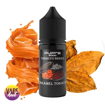 Рідина PUFS 9000 30 мл 30 мг - Caramel Tobacco - купити