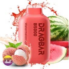 Одноразовая Pod Система Dragbar B5000 Watermelon Lychee