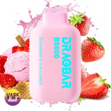 Одноразова POD система DragBar B5000 - Strawberry Ice Cream