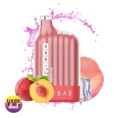 Одноразова POD система Elf Bar CR5000 - Peach Ice на 5000 затяжок - купити