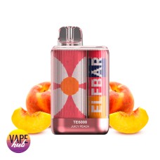 Одноразовая Pod Система Elf Bar Te6000 Juicy Peach