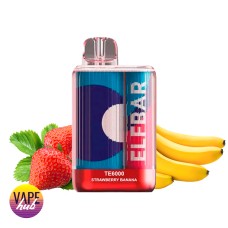 Одноразовая Pod Система Elf Bar Te6000 Strawberry Banana