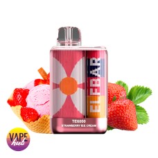 Одноразова POD система Elf Bar TE6000 - Strawberry Ice Creame