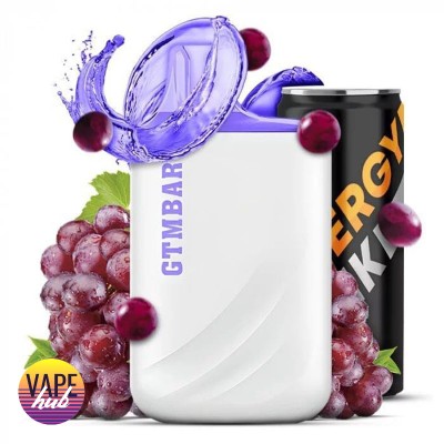 Одноразовая Pod Система Gtm Bar Porter 5000 Grape Energy на 5000 затяжок - купити