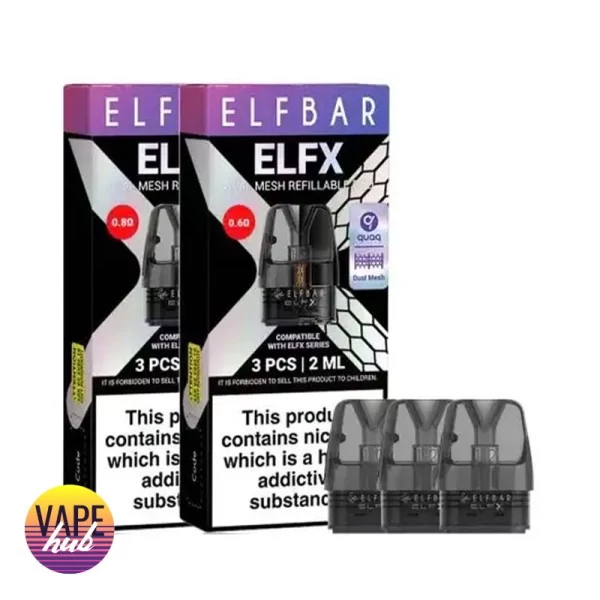 Картридж Elf Bar ELFX Dual Mesh 0.6 Ом, 2 мл — купити