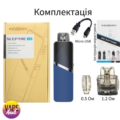 Innokin Sceptre Pod Kit Blue - купити