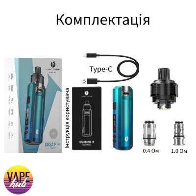 POD система Lost Vape Ursa Mini Pod Kit - Phantom Blue - купити