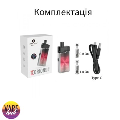 Pod Система Lost Vape Orion Mini Claret Red Wood - купити