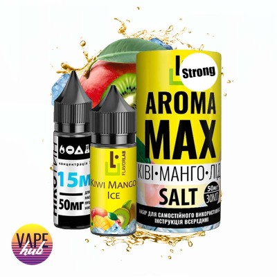 Набор Aroma MAX Salt Strong 30 мл 50 мг - Kiwi Mango Ice - купити