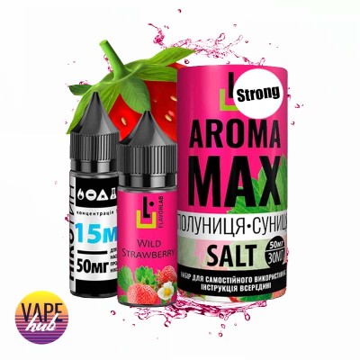 Набір Aroma MAX Salt Strong 30 мл 50 мг - Strawberry - купити