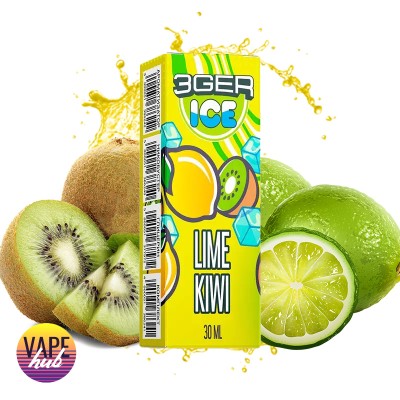 Набор 3ger Salt 30 Мл Мг Lime Kiwi - купити