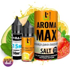 Набор Aroma Max Salt 30 Мл 50 Мг Strawberry Melon Lemon Mint