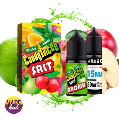 Набір Candy Juice Premium Salt 30 мл 65 мг - Apple - купити