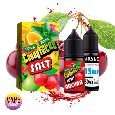 Набір Candy Juice Premium Salt 30 мл 65 мг - Cherry - купити