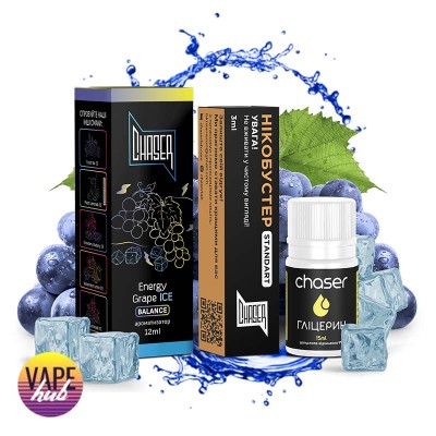 Набор Chaser Black Ice 30 мл 65 мг - Energy Grape - купити