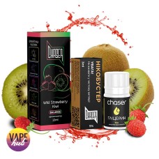 Набір Chaser Black 30 мл 65 мг - Kiwi Wild Strawberry