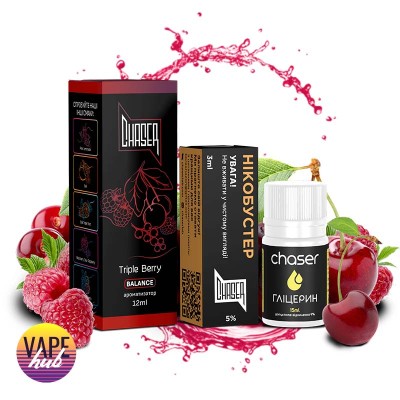 Набор Chaser Black 30 мл 65 мг - Triple Berry - купити