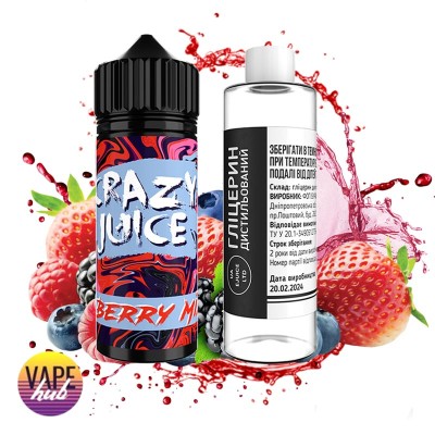 Набор Crazy Juice Organic 120 Мл 3 Мг Berry Mix - купити