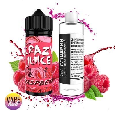 Набор Crazy Juice Organic 120 Мл 3 Мг Rasberry - купити