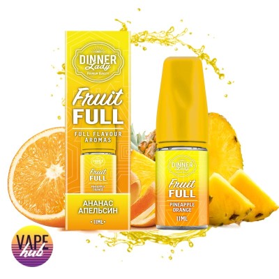 Набор Dinner Lady Fruit Full 30 мл 50 мг - Orange Pineapple Набор Dinner Lady Fruit Full 30 мл 50 мг - Orange Pineapple