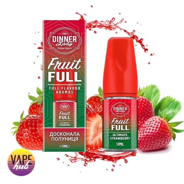 Набор Dinner Lady Fruit Full 30 мл 30/50 мг - Strawberry — купить