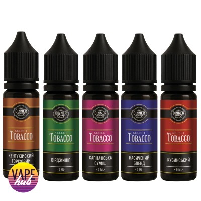 Набор Dinner Lady Tobacco 15 мл - купити