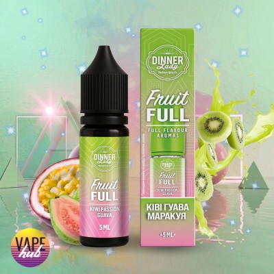 Набір Dinner Lady Fruit FULL 15 мл 50 мг - Kiwi Passion Guava - купити
