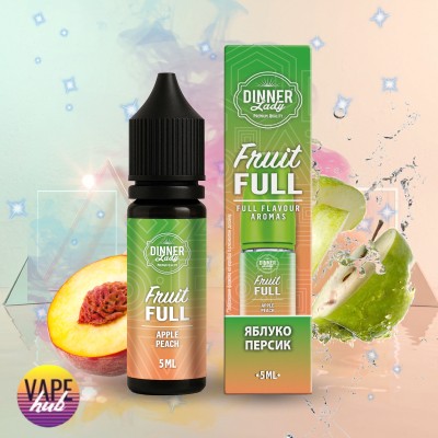 Набір Dinner Lady Fruit FULL 15 мл 50 мг - Apple Peach - купити