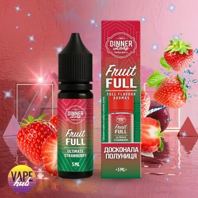 Набор Dinner Lady Fruit FULL 15 мл 50 мг - Strawberry - купити
