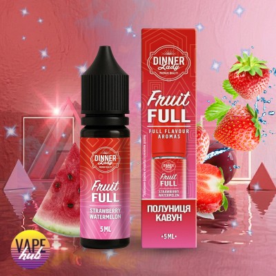 Набір Dinner Lady Fruit FULL 15 мл 50 мг - Strawberry Watermelon - купити